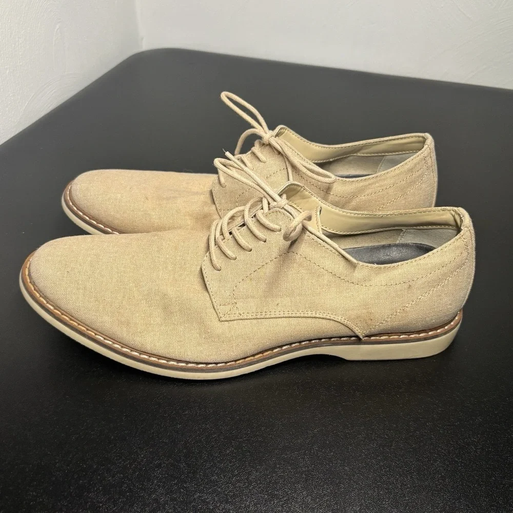 The Rail Xander Men's Plain Toe Derby Canvas Lace-up Oxfords Size 8/8.5‎ 42 EU
